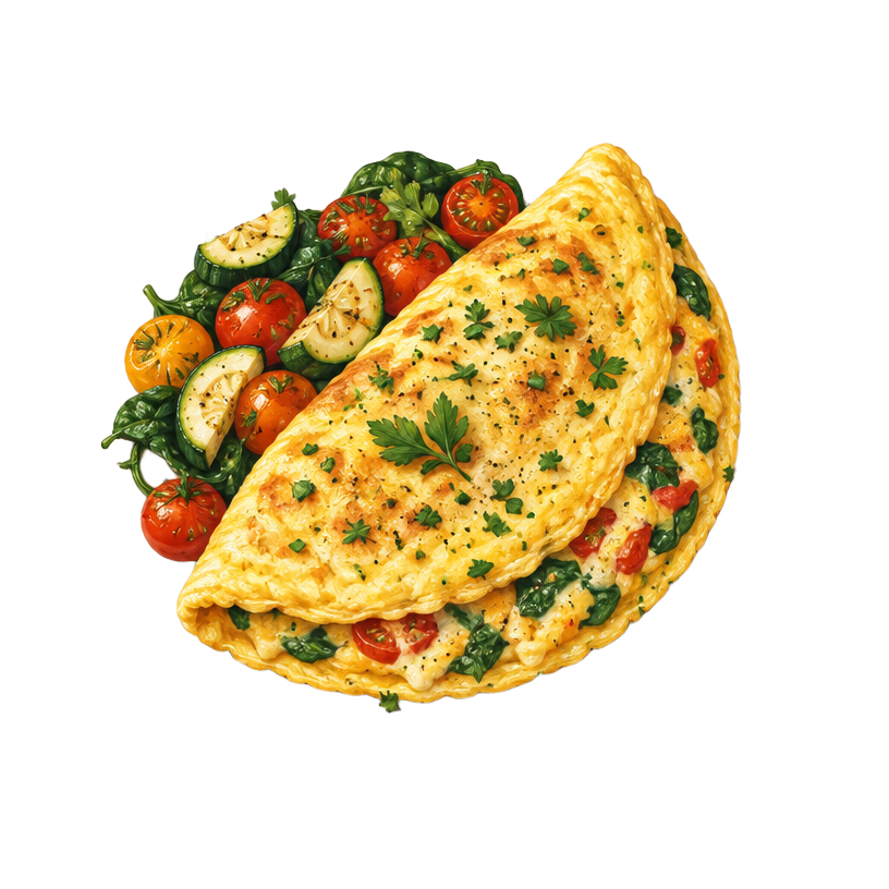 Omelette aux légumes